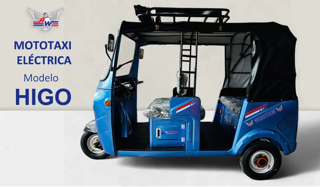 Mototaxi eléctrica WHINSTHON modelo HIGO